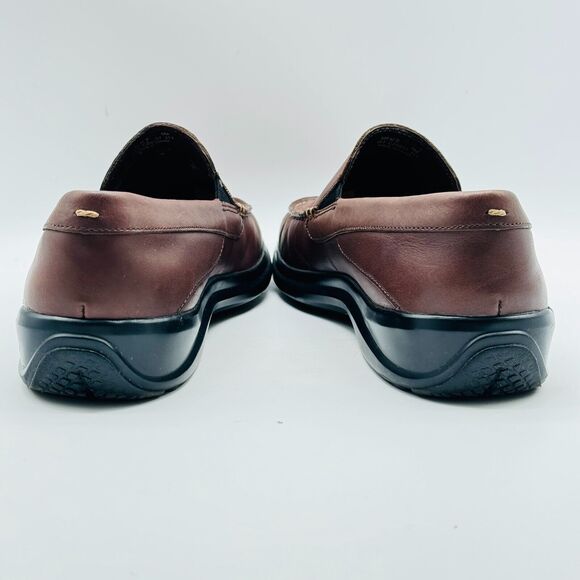 Cole Haan Shoes Mens 9 Brown Leather Loafers Moccasins VTG Casual Slip On - Picture 6 of 12